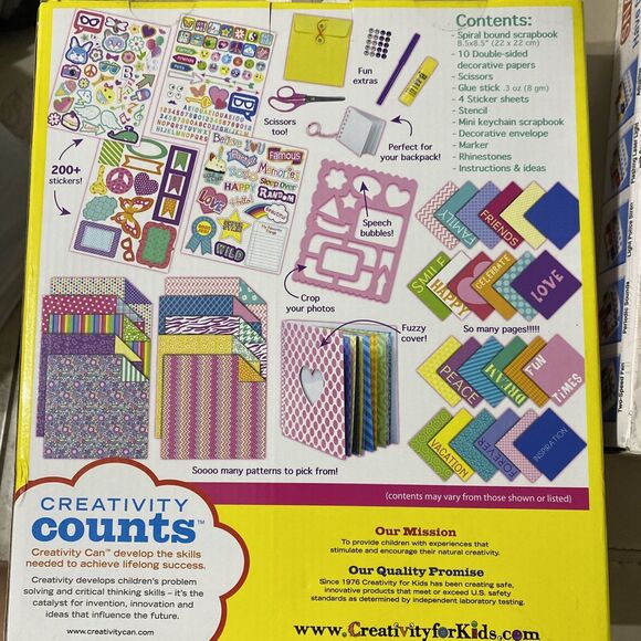 Faber-Castell‎ Creativity For Kids Its My Life Scrapbook Kit Ages 8 to 108 NEW - Picture 2 of 2